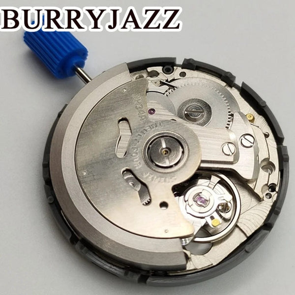 Planet Gates NH34 Movement High Accuracy Mechanical White Date 24 Jewels Automatic Movement Fit 3/3.8 o'clock Crown