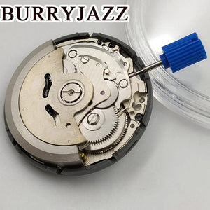 Planet Gates NH34 Movement High Accuracy Mechanical White Date 24 Jewels Automatic Movement Fit 3/3.8 o'clock Crown