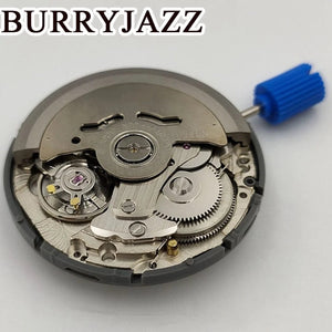 Planet Gates NH34 Movement High Accuracy Mechanical White Date 24 Jewels Automatic Movement Fit 3/3.8 o'clock Crown