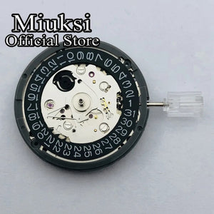 Planet Gates NH35 Movement High Accuracy Mechanical Automatic Watch Wrist Black Day Date Set Wristwatches Watch Wrist for Men