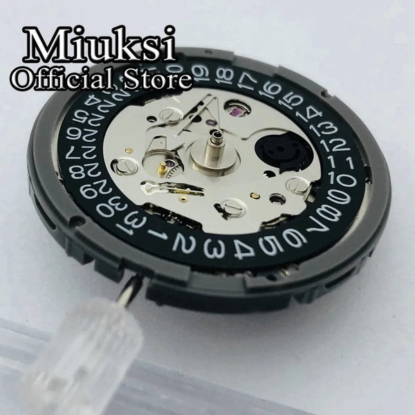 Planet Gates NH35 Movement High Accuracy Mechanical Automatic Watch Wrist Black Day Date Set Wristwatches Watch Wrist for Men