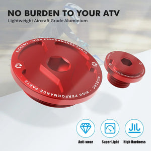 Planet Gates NICECNC ATV Engine Cover Cap Plug Kit For YAMAHA Raptor 700 2006-2024 700R Raptor 660 2001-2005 YFZ450R 2014–24 YXZ1000R YZ250F