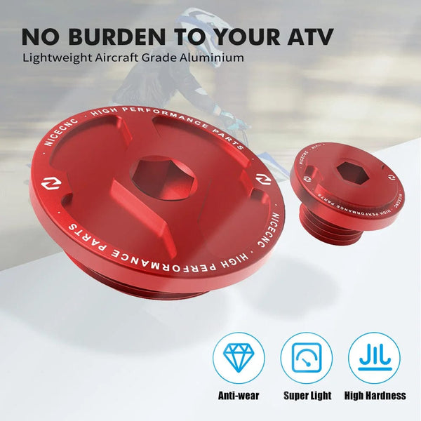 Planet Gates NICECNC ATV Engine Cover Cap Plug Kit For YAMAHA Raptor 700 2006-2024 700R Raptor 660 2001-2005 YFZ450R 2014–24 YXZ1000R YZ250F