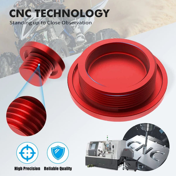 Planet Gates NICECNC ATV Engine Cover Cap Plug Kit For YAMAHA Raptor 700 2006-2024 700R Raptor 660 2001-2005 YFZ450R 2014–24 YXZ1000R YZ250F