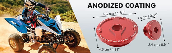 Planet Gates NICECNC ATV Engine Cover Cap Plug Kit For YAMAHA Raptor 700 2006-2024 700R Raptor 660 2001-2005 YFZ450R 2014–24 YXZ1000R YZ250F