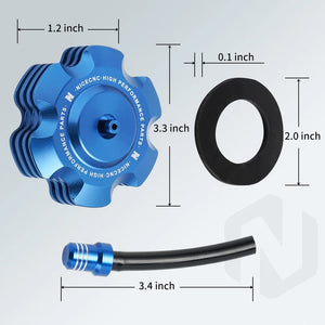 Planet Gates NICECNC For Yamaha RAPTOR 700 06-11 13-22 700R 13-16 18-22 GRIZZLY 125 Gas Fuel Petrol Tank Cap Replacement Lid ATV Accessories