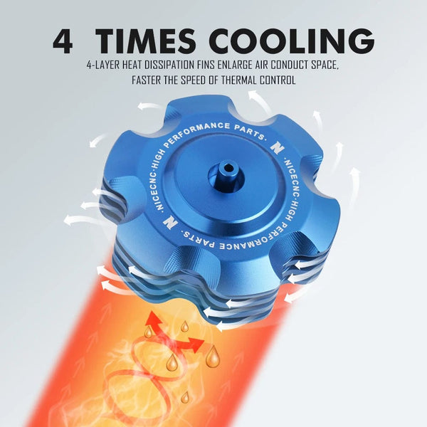 Planet Gates NICECNC For Yamaha RAPTOR 700 06-11 13-22 700R 13-16 18-22 GRIZZLY 125 Gas Fuel Petrol Tank Cap Replacement Lid ATV Accessories