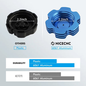 Planet Gates NICECNC For Yamaha RAPTOR 700 06-11 13-22 700R 13-16 18-22 GRIZZLY 125 Gas Fuel Petrol Tank Cap Replacement Lid ATV Accessories