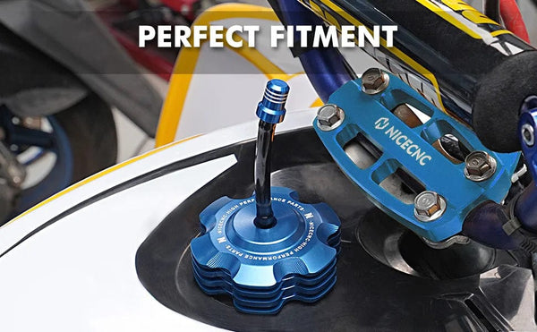 Planet Gates NICECNC For Yamaha RAPTOR 700 06-11 13-22 700R 13-16 18-22 GRIZZLY 125 Gas Fuel Petrol Tank Cap Replacement Lid ATV Accessories