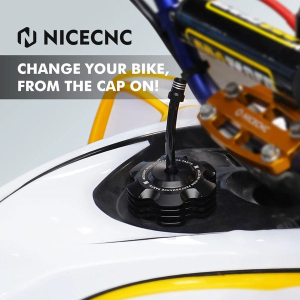 Planet Gates NICECNC For Yamaha RAPTOR 700 06-11 13-22 700R 13-16 18-22 GRIZZLY 125 Gas Fuel Petrol Tank Cap Replacement Lid ATV Accessories