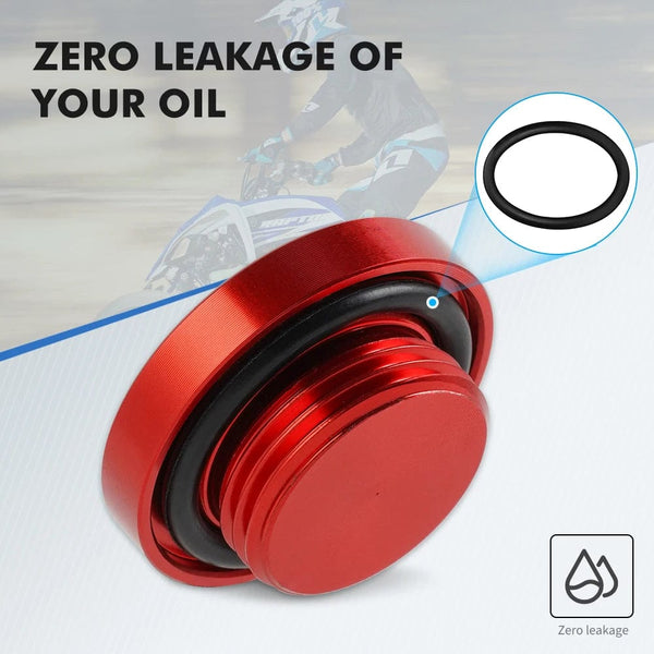 Planet Gates NICECNC Oil Filler Cap For Yamaha Raptor 700 700R 2006-2024 Engine Oil Drain Plug Sump Nut Wolverine X4 YZF R1 ATV Accessories