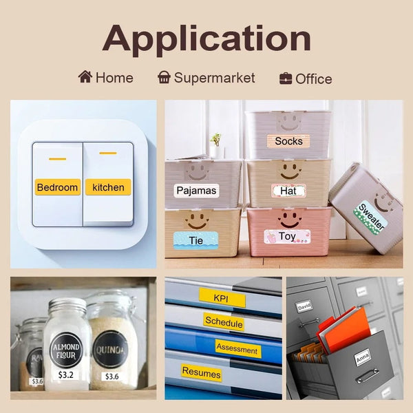 Planet Gates Niimbot B21/B1/B3S Thermal Label Sticker Paper Printable White 20-50mm Width Clothing Tag Commodity Price Food Self-Adhesive