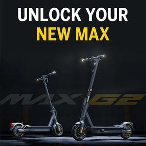 Planet Gates Ninebot MAX G2 / ITALY EU STOCK Original Ninebot by Segway MAX G2 Electric Scooter 450W Upgrated Motor 35Km/h Speed 70Km Range KickScooter Ship in 24H
