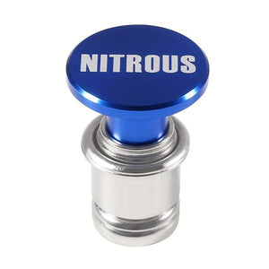 Planet Gates NITROUS Blue EJECT Fire Missiles Button Car Cigarette Lighter, 12 Volt Car Cigarette Lighter Replacement, Car Interior Decoration, Fits Most Vehicles