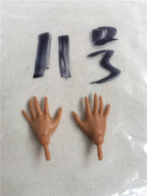 Planet Gates NO.11 New Original Replacement Doll Hands Monstering High Doll Toy Parts Black Gray Yellow Blue Fishman Doll Hands DIY Toy Accessories