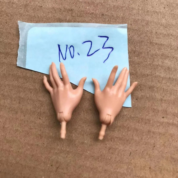 Planet Gates NO.23 New Original Replacement Doll Hands Monstering High Doll Toy Parts Black Gray Yellow Blue Fishman Doll Hands DIY Toy Accessories