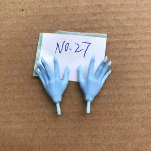 Planet Gates NO.27 1 New Original Replacement Doll Hands Monstering High Doll Toy Parts Black Gray Yellow Blue Fishman Doll Hands DIY Toy Accessories