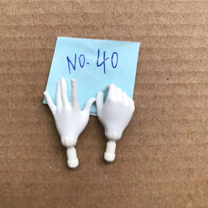Planet Gates NO.40 New Original Replacement Doll Hands Monstering High Doll Toy Parts Black Gray Yellow Blue Fishman Doll Hands DIY Toy Accessories