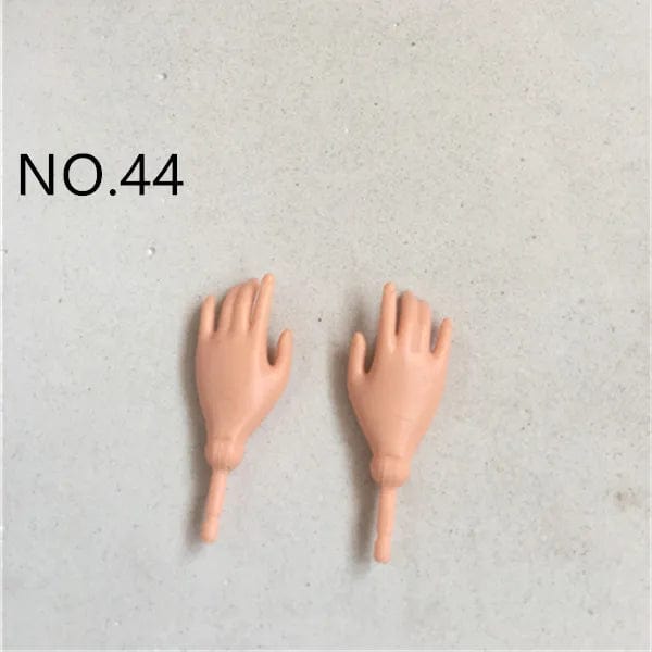 Planet Gates NO.44 New Original Replacement Doll Hands Monstering High Doll Toy Parts Black Gray Yellow Blue Fishman Doll Hands DIY Toy Accessories
