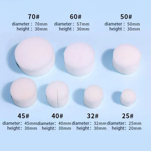 Planet Gates NO.45 black 55mm 50pcs Hydroponic Soilless Mesh Net basket Plant veg Grow Nursery Cup Pot Sponge tray Aeroponic Veg Planter Clone Colonization q1