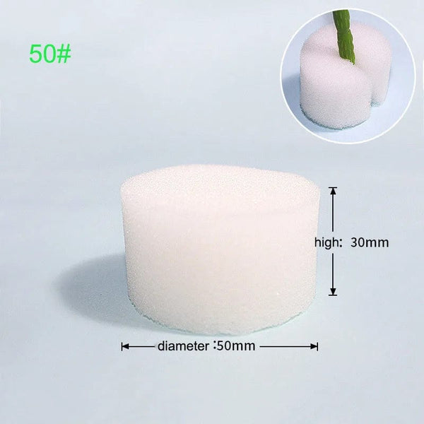 Planet Gates NO.45 black 55mm 50pcs Hydroponic Soilless Mesh Net basket Plant veg Grow Nursery Cup Pot Sponge tray Aeroponic Veg Planter Clone Colonization q1