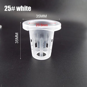 Planet Gates NO.45 black 55mm 50pcs Hydroponic Soilless Mesh Net basket Plant veg Grow Nursery Cup Pot Sponge tray Aeroponic Veg Planter Clone Colonization q1