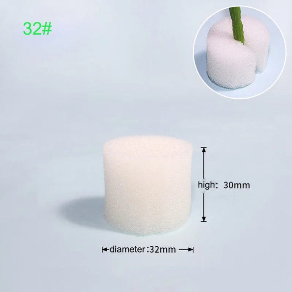 Planet Gates NO.45 black 55mm 50pcs Hydroponic Soilless Mesh Net basket Plant veg Grow Nursery Cup Pot Sponge tray Aeroponic Veg Planter Clone Colonization q1