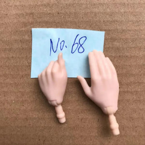 Planet Gates NO.68 New Original Replacement Doll Hands Monstering High Doll Toy Parts Black Gray Yellow Blue Fishman Doll Hands DIY Toy Accessories
