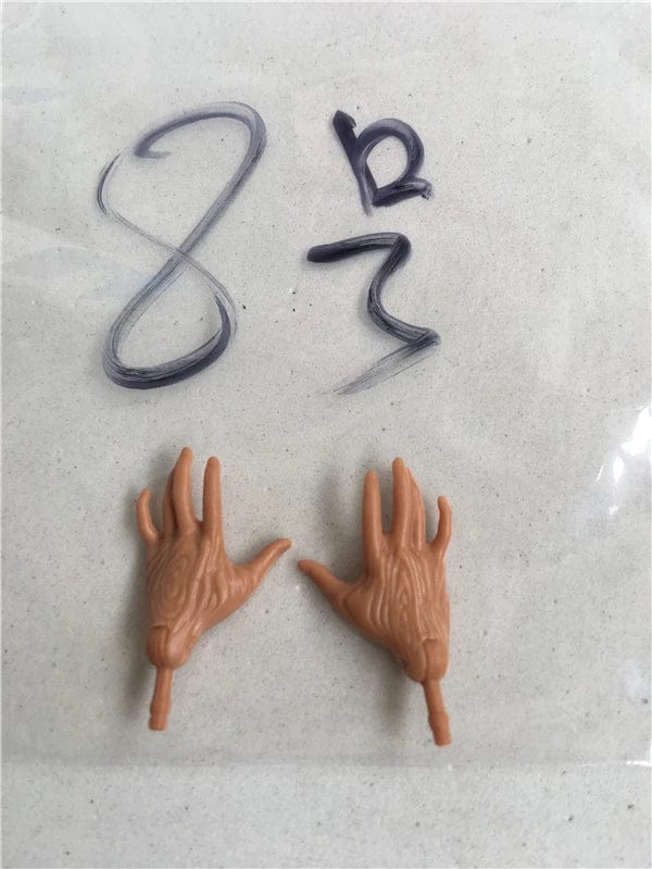Planet Gates NO.8 New Original Replacement Doll Hands Monstering High Doll Toy Parts Black Gray Yellow Blue Fishman Doll Hands DIY Toy Accessories