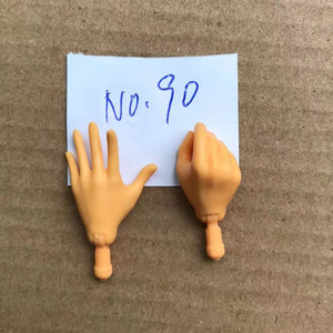 Planet Gates NO.90 New Original Replacement Doll Hands Monstering High Doll Toy Parts Black Gray Yellow Blue Fishman Doll Hands DIY Toy Accessories