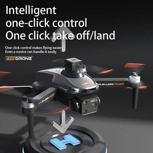 Planet Gates No Avoidance-1B-4K 2024 New A22 RC Drone 8K Professional Dual Camera Aerial 360° Quadcopter RC Obstacle Avoidance Optical Flow Aerial 4K Drone