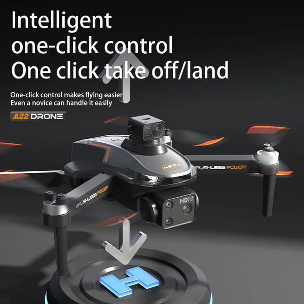 Planet Gates No Avoidance-1B-4K 2024 New A22 RC Drone 8K Professional Dual Camera Aerial 360° Quadcopter RC Obstacle Avoidance Optical Flow Aerial 4K Drone