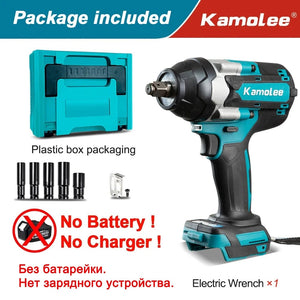 Planet Gates No Bat Plastic B / CHINA / EU Kamolee 1800 N.M Torque DTW700 Brushless Electric Impact Wrench 1/2 In Lithium-Ion Battery For Makita 18V Battery