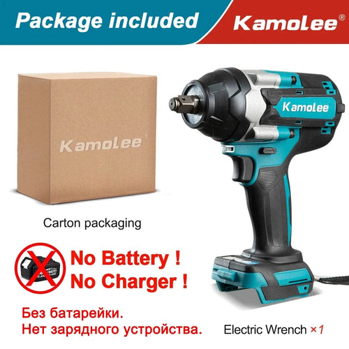 Planet Gates No Battery Carton / Poland / EU Kamolee 1800 N.M Torque DTW700 Brushless Electric Impact Wrench 1/2 In Lithium-Ion Battery For Makita 18V Battery