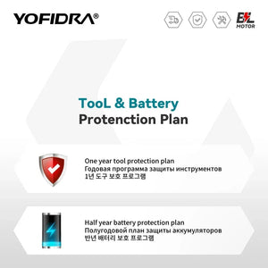 Planet Gates NO Battery / GERMANY YOFIDRA 8 Inch Brushless Electric Chainsaw Cordless Rechargeable Garden Woodworking Cutting Power Tools For Makita 18V Battery