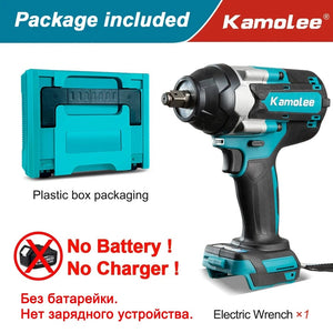 Planet Gates No Battery Plastic / Poland / EU Kamolee 1800 N.M Torque DTW700 Brushless Electric Impact Wrench 1/2 In Lithium-Ion Battery For Makita 18V Battery