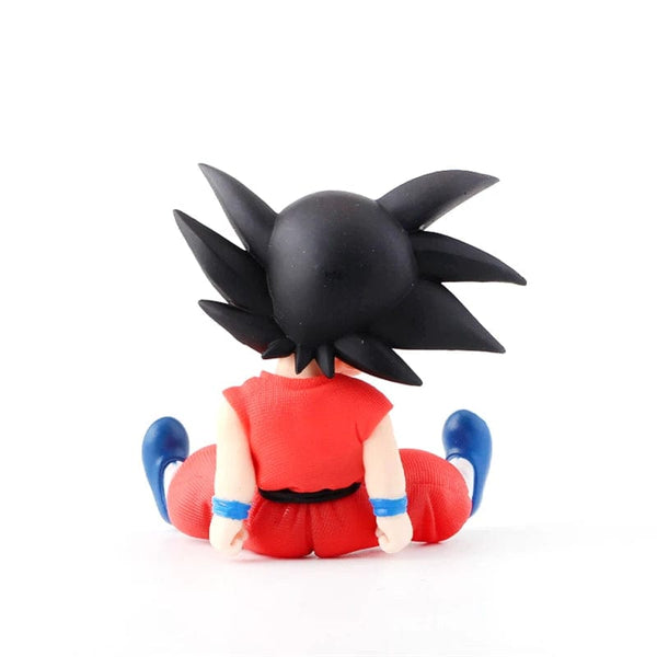 Planet Gates no box 10cm Dragon Ball Anime Figure Son Goku Super Saiyan Q Version Model Figurine PVC Statue Collection Toys Children Christmas Gifts