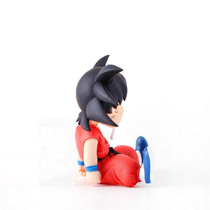 Planet Gates no box 10cm Dragon Ball Anime Figure Son Goku Super Saiyan Q Version Model Figurine PVC Statue Collection Toys Children Christmas Gifts