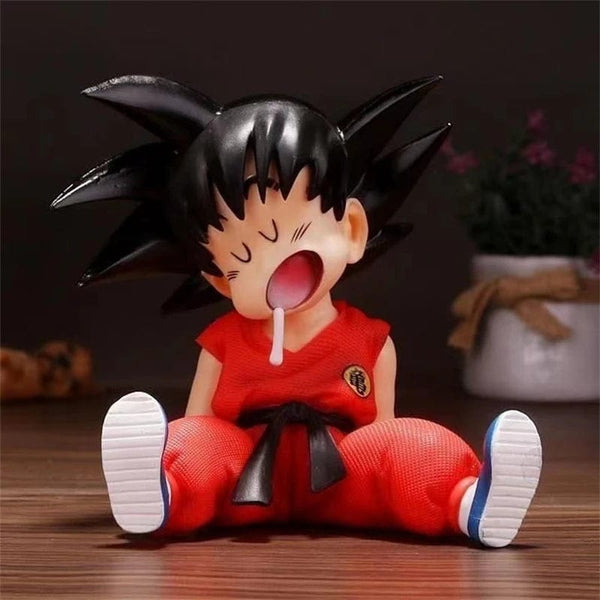 Planet Gates no box 10cm Dragon Ball Anime Figure Son Goku Super Saiyan Q Version Model Figurine PVC Statue Collection Toys Children Christmas Gifts