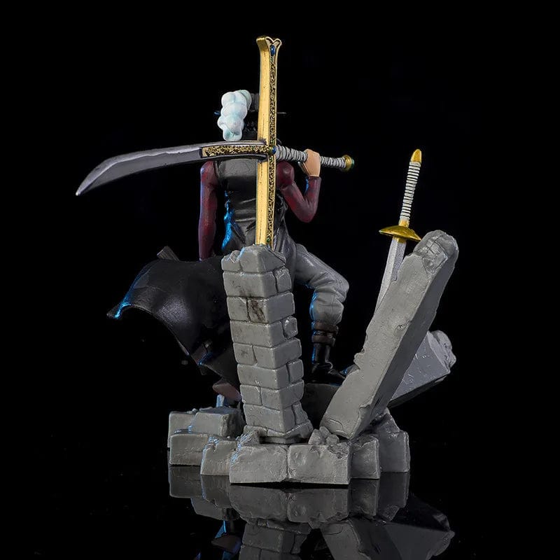Planet Gates no box 17CM ONE PIECE Anime Figures Dracule Mihawk Top Decisive Battle Action Figure PVC Model Toys Collection Ornaments Doll Fans Gift