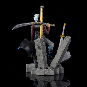 Planet Gates no box 17CM ONE PIECE Anime Figures Dracule Mihawk Top Decisive Battle Action Figure PVC Model Toys Collection Ornaments Doll Fans Gift