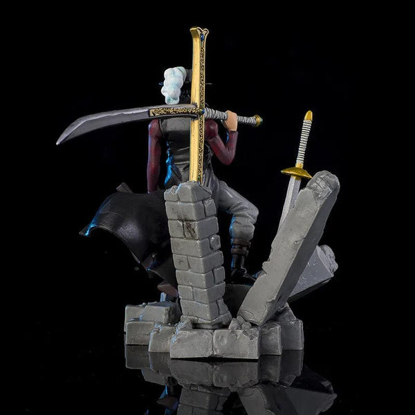 Planet Gates no box 17CM ONE PIECE Anime Figures Dracule Mihawk Top Decisive Battle Action Figure PVC Model Toys Collection Ornaments Doll Fans Gift