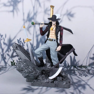 Planet Gates no box 17CM ONE PIECE Anime Figures Dracule Mihawk Top Decisive Battle Action Figure PVC Model Toys Collection Ornaments Doll Fans Gift