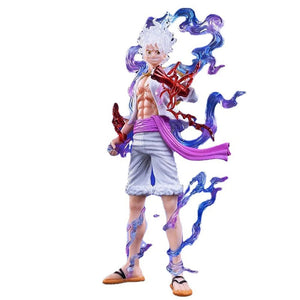 Planet Gates No box 21CM Anime One Piece Luffy GEAR 5 Figurine Nika Sun God Action Figures Collectible Model Doll Toys Children Gift