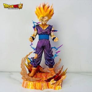 Planet Gates No box 25cm Dragon Ball Z Anime Figure Son Gohan Action Figurine Super Saiyan 2 Cell Game Children Toys Son Goku  Gift