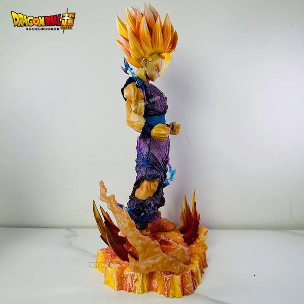 Planet Gates No box 25cm Dragon Ball Z Anime Figure Son Gohan Action Figurine Super Saiyan 2 Cell Game Children Toys Son Goku  Gift