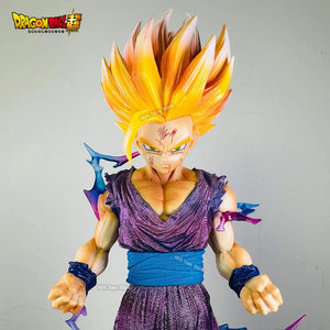 Planet Gates No box 25cm Dragon Ball Z Anime Figure Son Gohan Action Figurine Super Saiyan 2 Cell Game Children Toys Son Goku  Gift