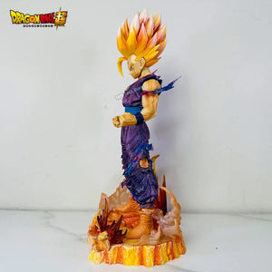 Planet Gates No box 25cm Dragon Ball Z Anime Figure Son Gohan Action Figurine Super Saiyan 2 Cell Game Children Toys Son Goku  Gift
