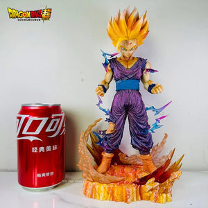Planet Gates No box 25cm Dragon Ball Z Anime Figure Son Gohan Action Figurine Super Saiyan 2 Cell Game Children Toys Son Goku  Gift