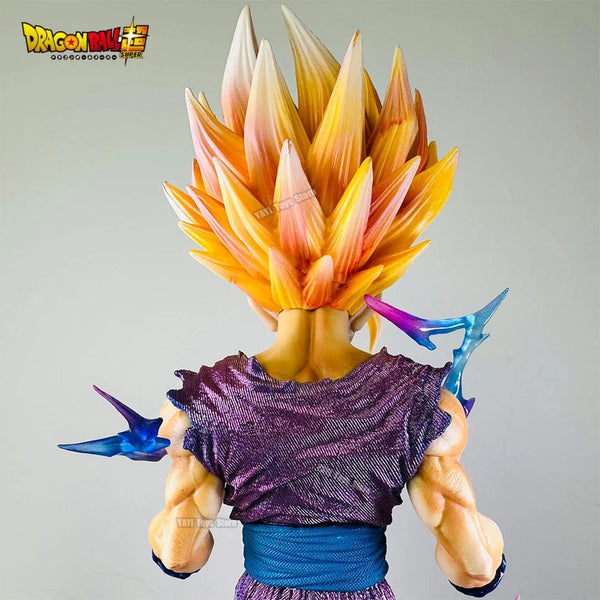 Planet Gates No box 25cm Dragon Ball Z Anime Figure Son Gohan Action Figurine Super Saiyan 2 Cell Game Children Toys Son Goku  Gift